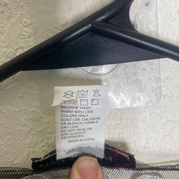 vintage Vivid Importers Button Up Top XL Black Sheer Swirl Embroidery Elegant Ev - Picture 3 of 8